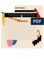 Escala de Tiempo de Proyecto de 4 Semanas