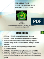 Strategi Dan Mekanisme Pengelolaan BMN