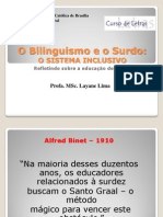 Bilinguismo e o Surdo