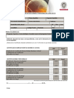 Formulario BVF 2019