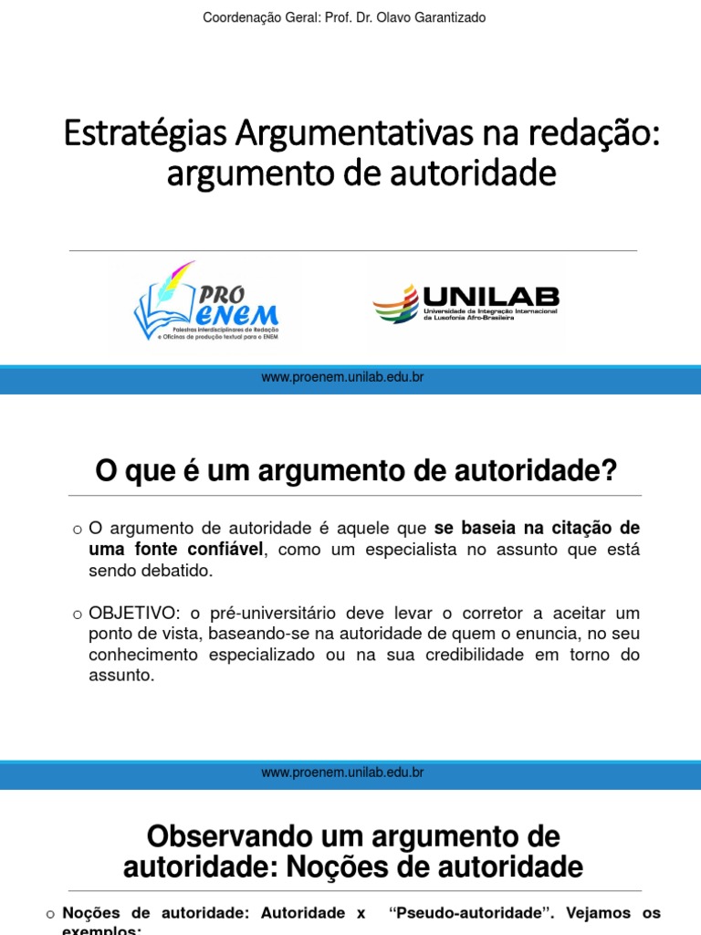 Argumento de Autoridade e Bullying Escolar | PDF | Assédio moral/bullying