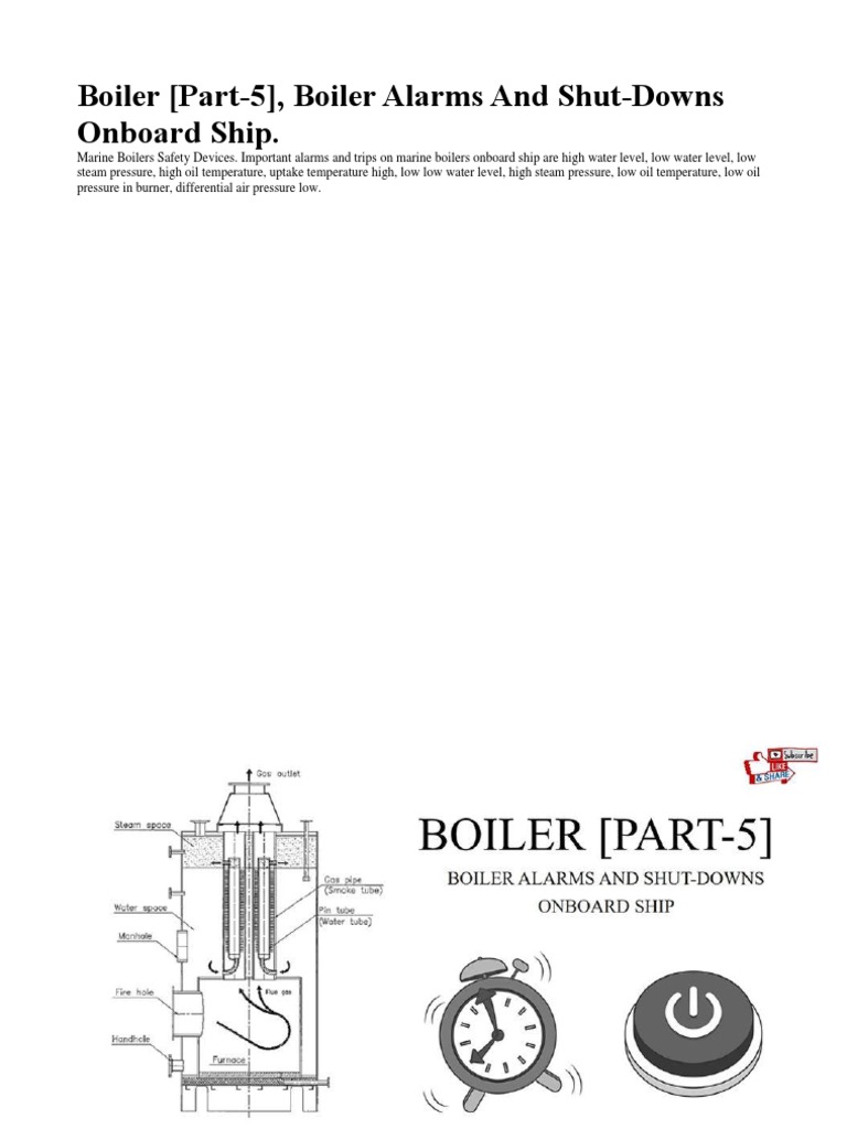 Boiler Alarms PDF
