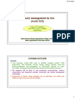 Nursery Management in Rice (AAG 312)