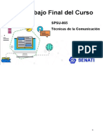 Trabajo Final Del Curso: SPSU-865 Técnicas de La Comunicación