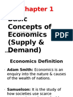 Chapter 1 - Supply & Demand