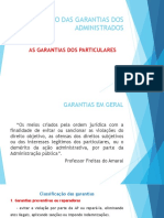 Direito Das Garantias Dos Administrados - Garantias Políticas Administrativas