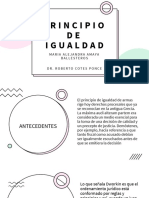 Principio de Igualdad