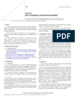 Modulus of Rupture in Bending of Electrode Graphite: Standard Test Method For