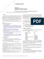 Nuclear-Grade Aluminum Oxide Powder: Standard Specification For