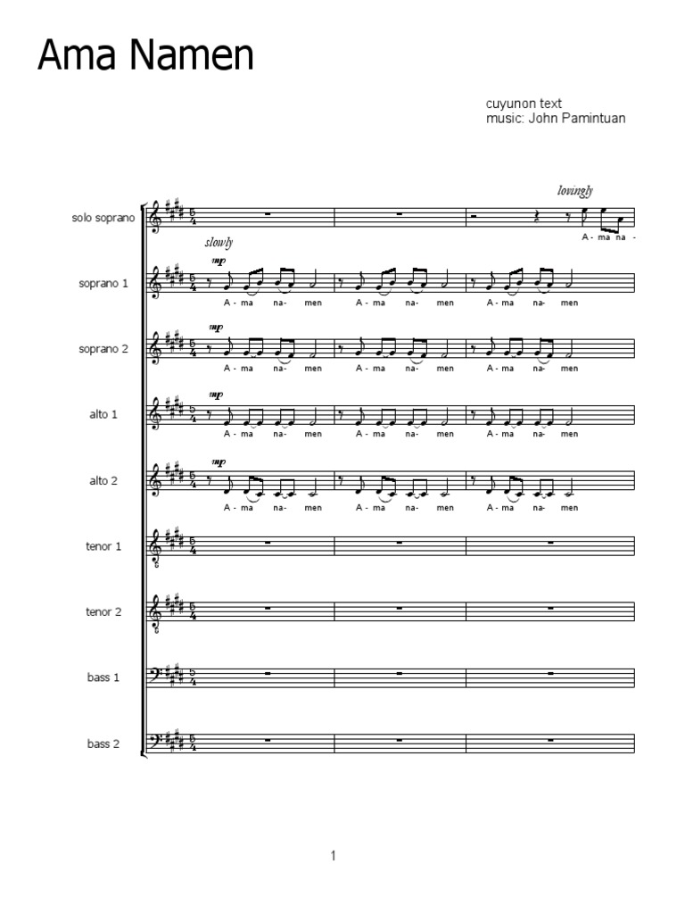 Ama Namen | PDF