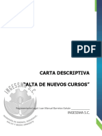 Carta Descriptiva Ampliados Ingessma