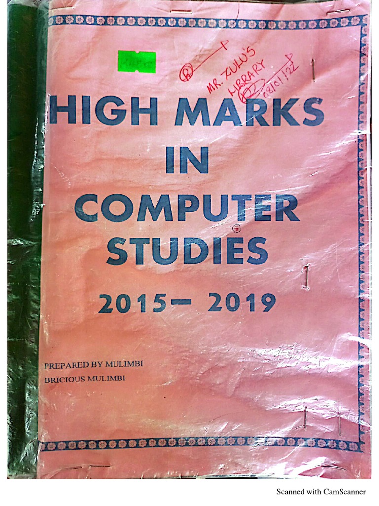 Computer studies revision past papers pdf