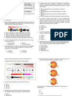 Evaluación Formativa N°2 Luz y Optica Geométrica I Medio