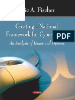 (An Analysis of Issues and Options) Eric A. Fischer - Creating A National Framework For Cybersecurity (2009, Nova Science Publishers) - Libgen - Li