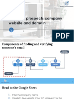 Find Your Prospects Company Website and Domain