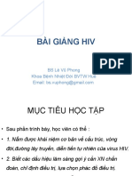 Bài Giảng Hiv: BS Lê Vũ Phong Khoa Bệnh Nhiệt Đới BVTW Huế