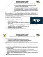 Guía para La Redacción Informe de Evidencias de Las Semanas Institucionales de Actualización Docente y Disciplinar 2023