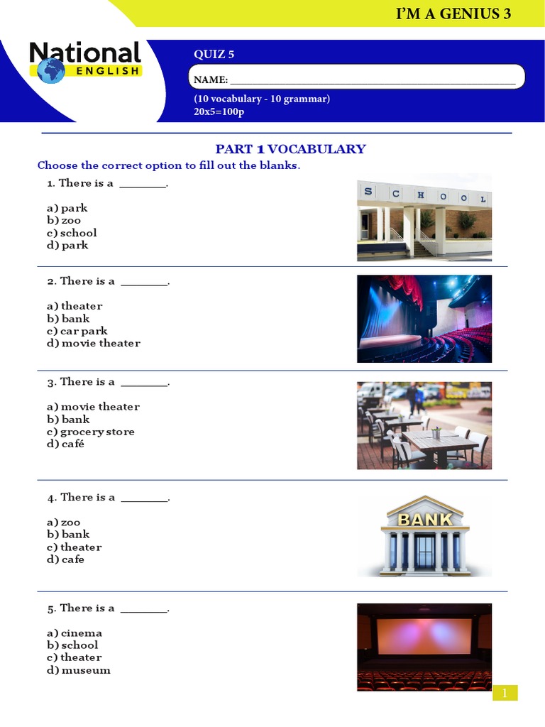 Im a genius 3 quiz 5 pdf