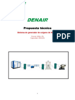 DENAIR Propuesta DF93-40 PSA Genedor de Oxígeno