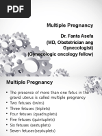 2 Multiple - Pregnancy - Lecture 2018