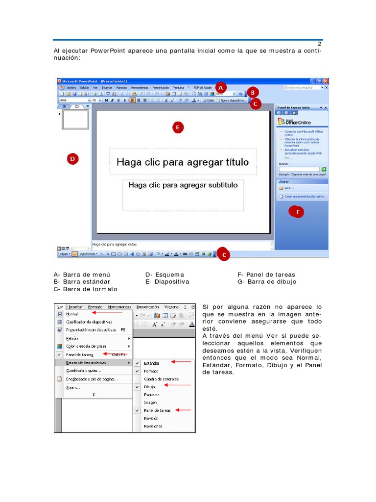 Manual PowerPoint | PDF | Microsoft PowerPoint | Ventana (informática)