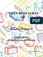 PLANIFICACION Kinder Etapa 5