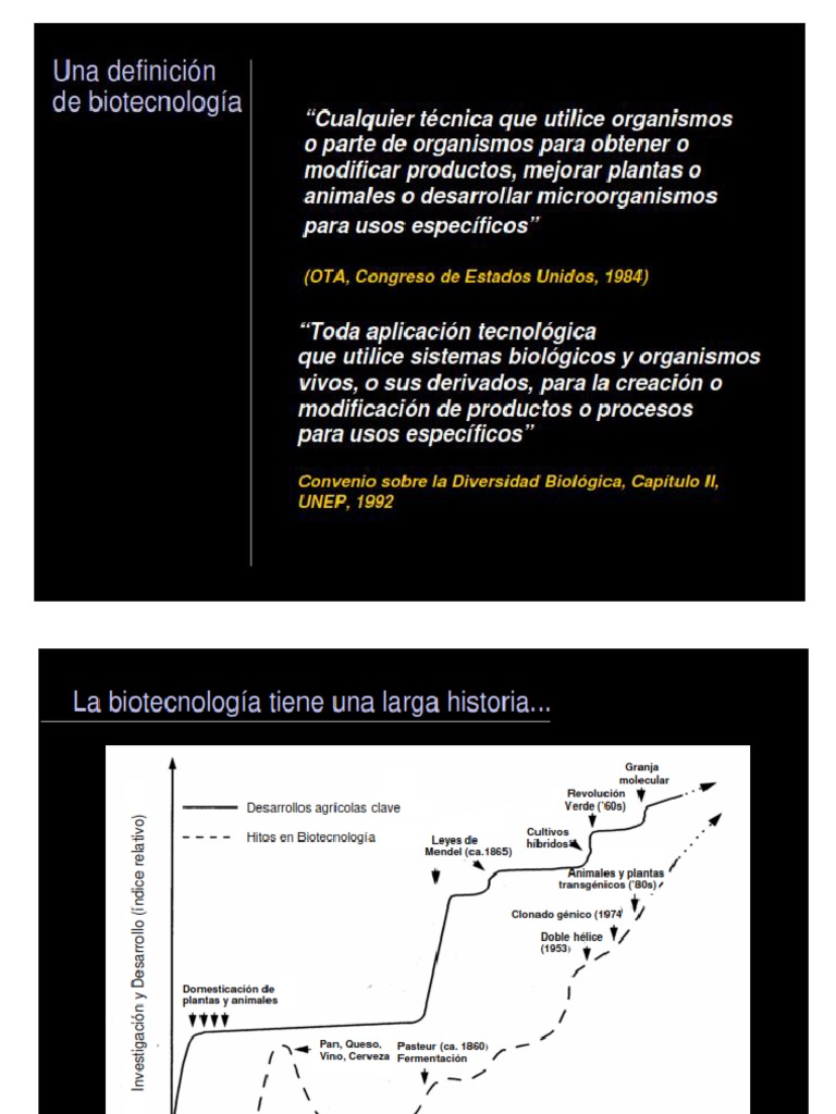 Historia de Biotecnologia PDF