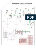 Vista en Planta de Simulación Del Sistema de Recirculacion Marina