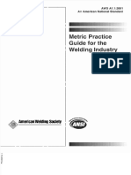 Vdocuments - MX - Aws A11 2001 Metric Practice Guide For The Welding Industry