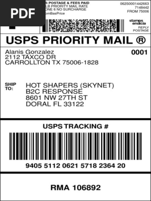 usps label