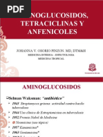 Aminoglucosidos Tetraciclinas y Cloramfenicol