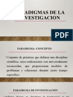 El Paradigma e Investigacion