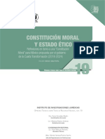 CONSTITUCIÓN MORAL Y ESTADO ÉTICO - Propuesta Por El Gobierno de La Cuarta Transformación (2018-2024)
