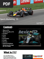 Sports Marketing F1