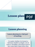 Lesson Planning Presentation