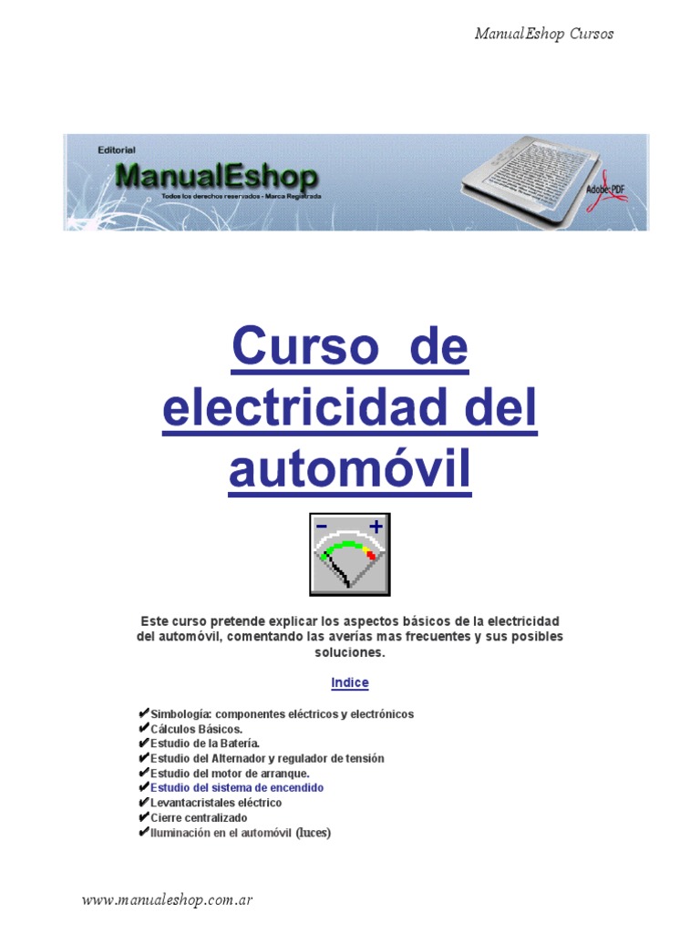 1-Curso de Electricidad Del Automovil | PDF