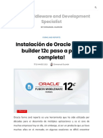 Instalación de Oracle Forms Builder 12c Paso A Paso Completa! - Oracle Middleware and Development Specialist