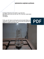 Amphetamine Sulphate Synthesis