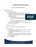 Payscan Quick Reference