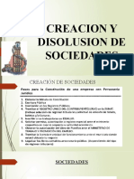 Block 11 Creacion y Disolusion de Sociedades