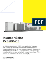 FIMER PVS980-CS 5MVA Hasta5000 ESP