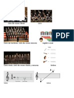 Tipos de Coros Tesitura Timbre Registro Vocl Vibrato