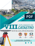 Plan de Estudios Del Viii Diplomado en Catastro 2023