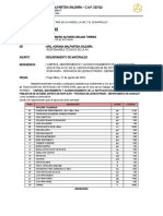 Carta N°012-2023-Anms-Rt-Requerimiento de Materiales