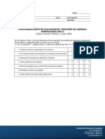 GAD 7 Cuestionario Breve de Evaluaci¿ N Del Trastorno de Ansiedad Generalizada