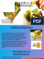 Dieta para La Hiperlipidemia