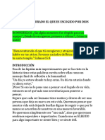 Bienaventurado El Que Es Escogido Por Dios - ENSEÑANZA PARA GRUPOS HOGAREÑOS DE AMISTAD