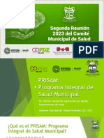 Presentación Del PRISAM: Programa Integral de Salud Municipal 2021-2024