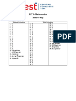 EST I - Math - May 2021 - AK