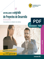 Prospecto MA Maestria Dirección Integrada de Proyectos AMPLIACION